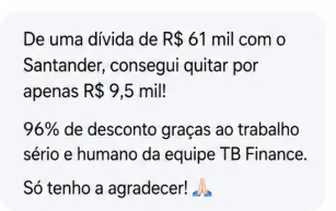 Depoimento de cliente da TB Finance 3