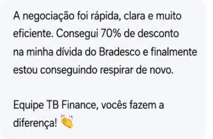 Depoimento de cliente da TB Finance 6